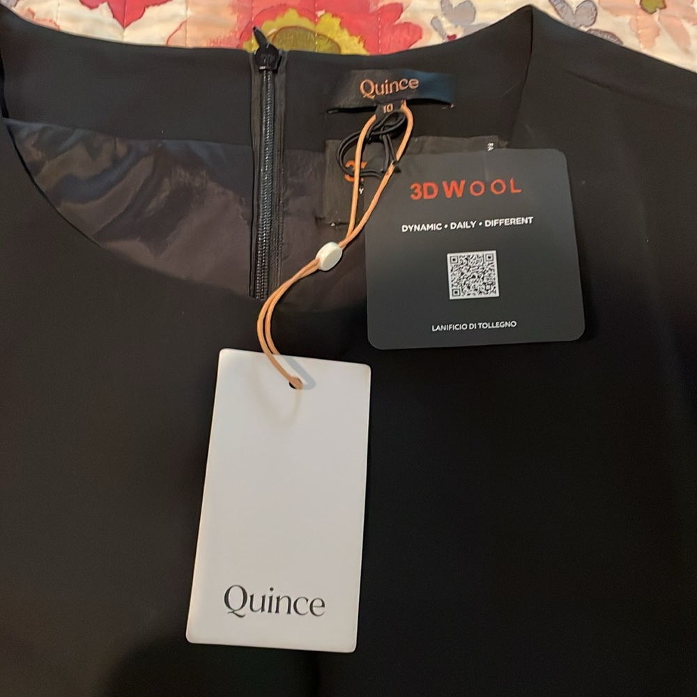Quince Italian wool short sleeve dress. . Size 10 - Picture 2 of 4